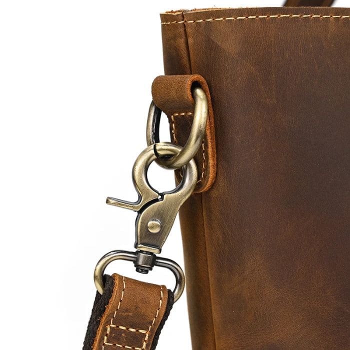 Damen Laptoptasche - Leder Shopper (Nr. 1) - WALLTON™