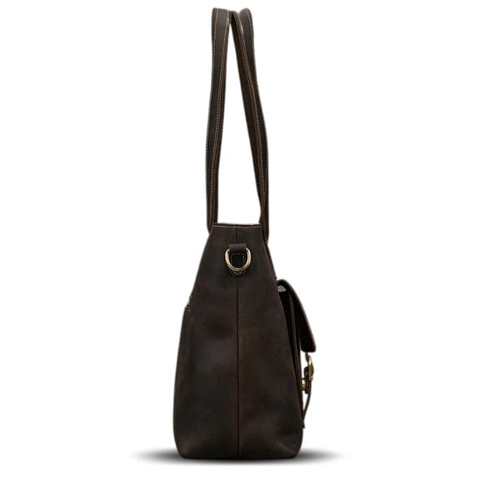 Damen Laptoptasche - Leder Shopper (Nr. 1) - WALLTON™
