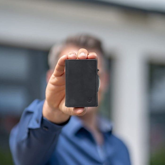 Slide Wallet mit Münzfach - Echt Leder - WALLTON™