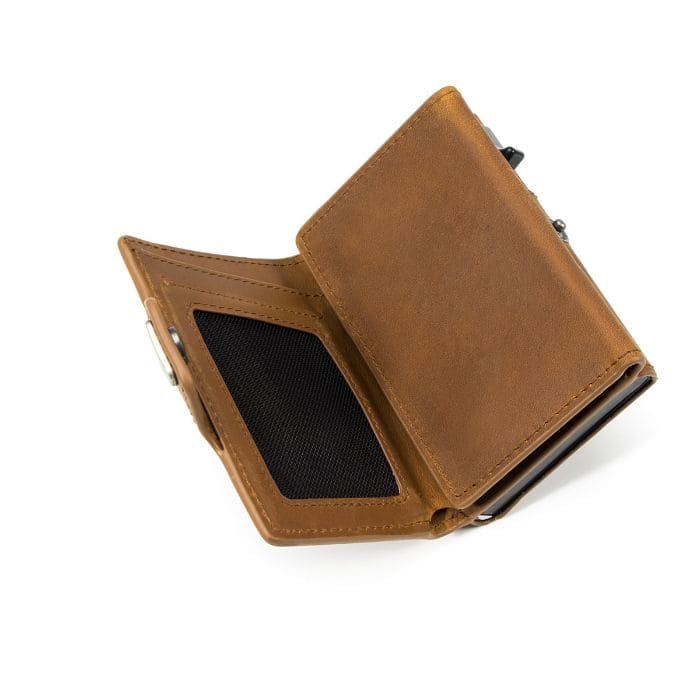 Slide Wallet mit Münzfach - Echt Leder - WALLTON™