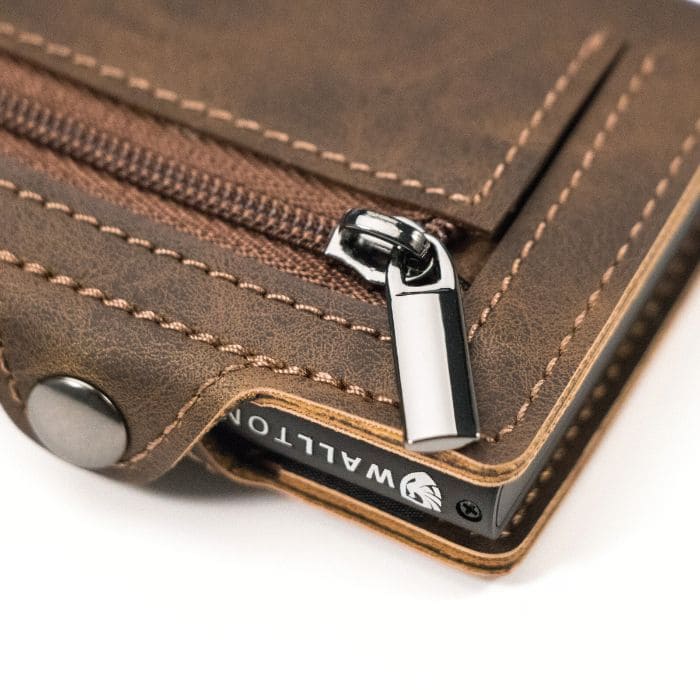 Smart Wallet mit Münzfach - Vegane Leder - WALLTON™