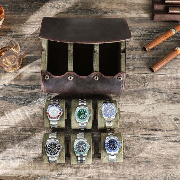 Uhrenbox 1-8 aus Premium Leder "BERLIN - WALLTON™