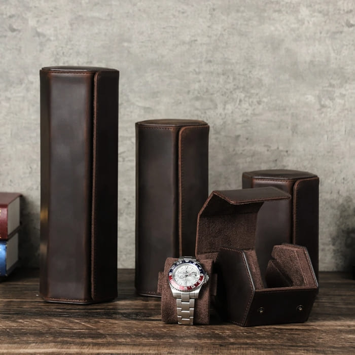 Uhrenbox 1-8 aus Premium Leder "KINGSTON - WALLTON™