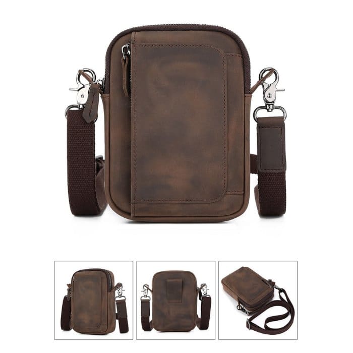 Crossbody bag - Premium Leder - WALLTON™