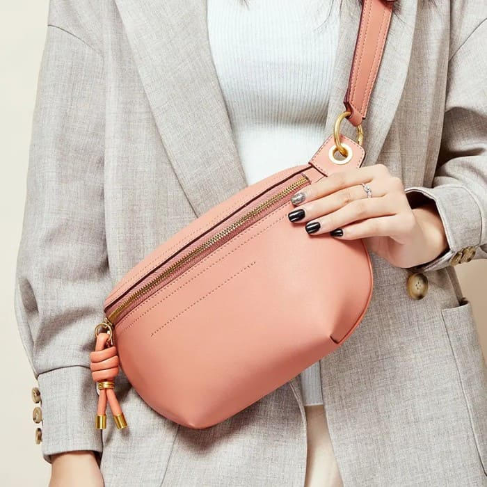 Damen Bauchtasche aus Leder – Urban Gürteltasche | WALLTON™