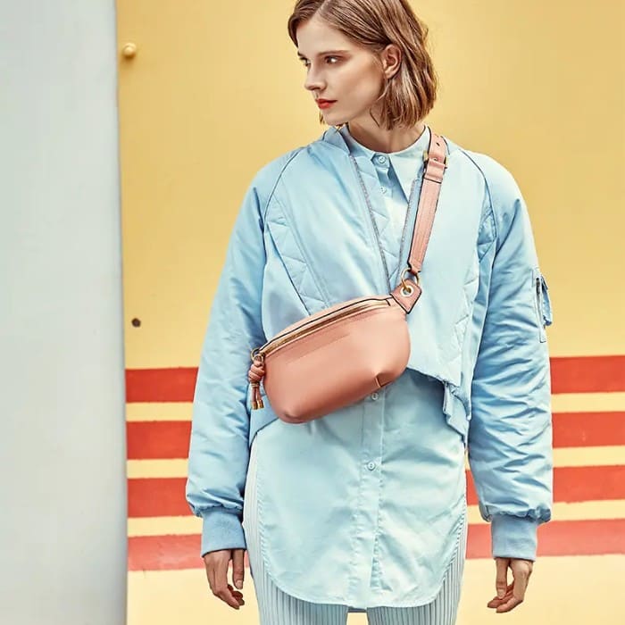 Damen Bauchtasche aus Leder – Urban Gürteltasche | WALLTON™