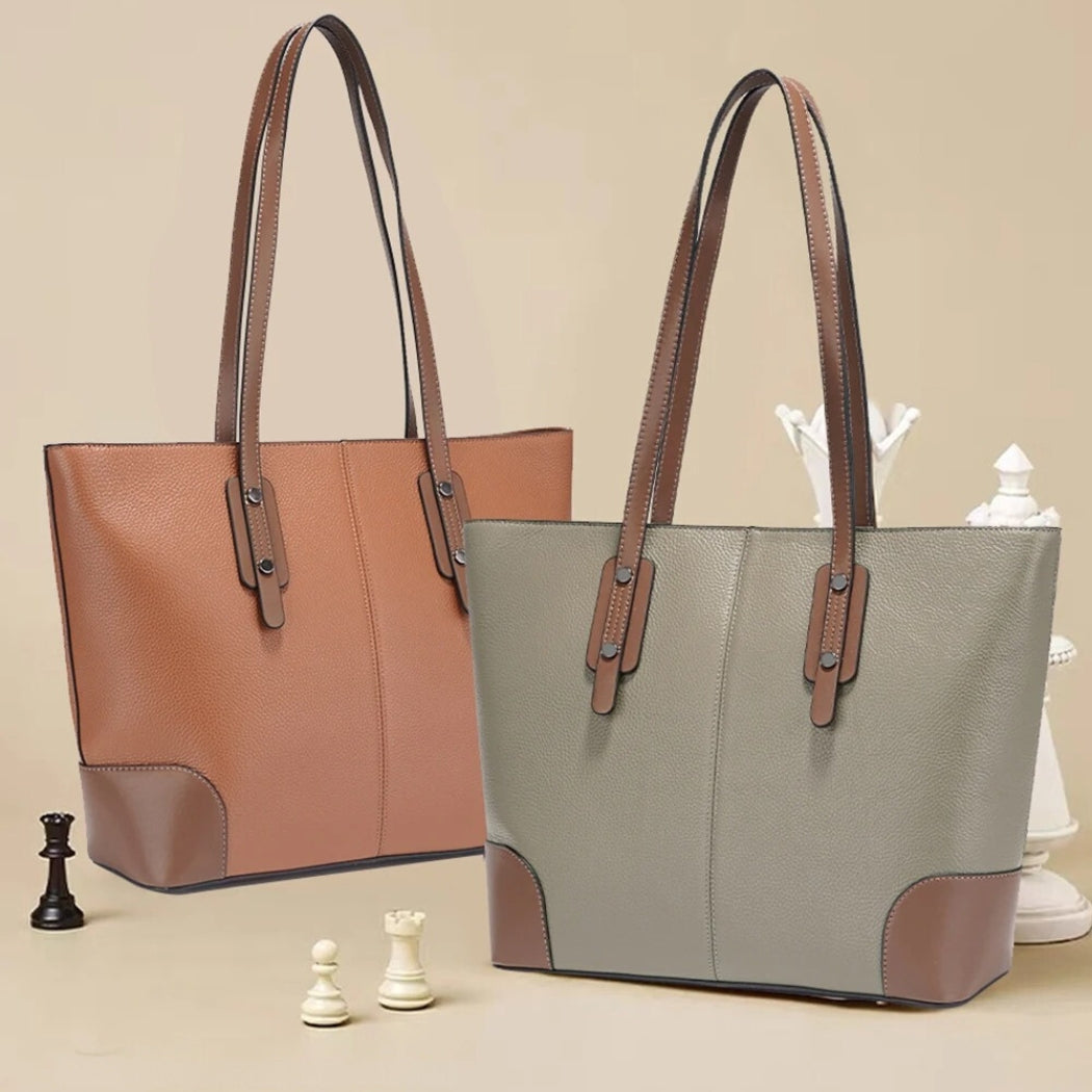 Ladies Shopper - Leather Handbag "ABU DHABI"