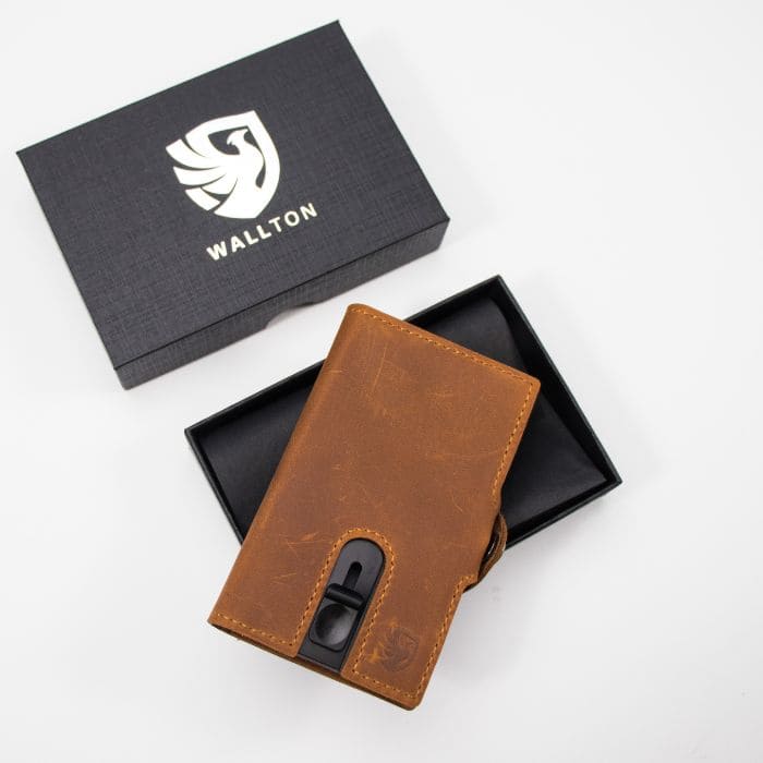 Pop Up Wallet - Premium Leder - WALLTON™