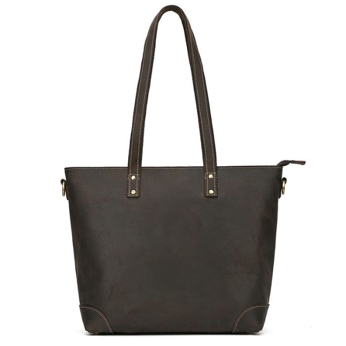 Damen Laptoptasche - Leder Shopper (Nr. 2) - WALLTON™