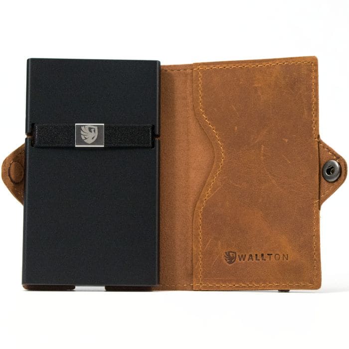 Pop Up Wallet - Premium Leder - WALLTON™