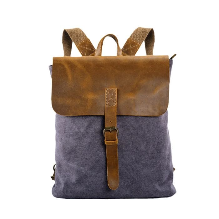 Designer Rucksack - Canvas & Leder - WALLTON™