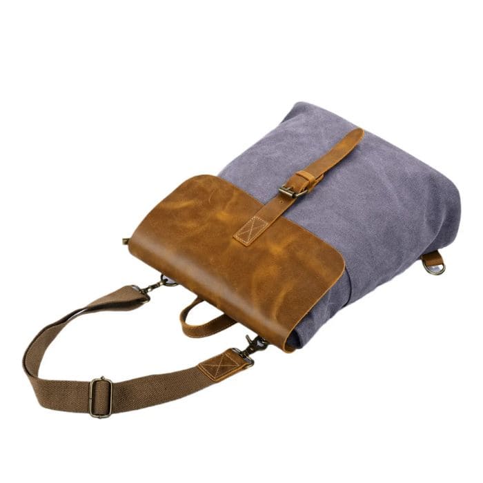 Designer Rucksack - Canvas & Leder - WALLTON™