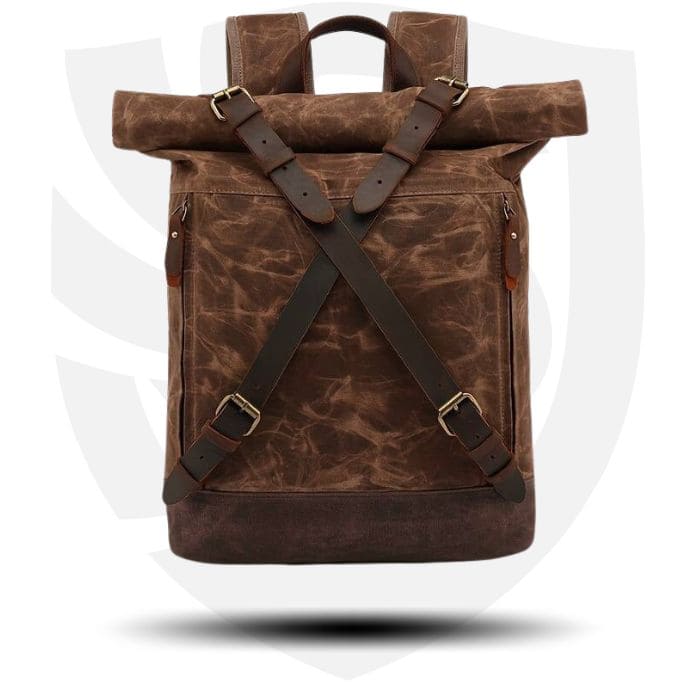 Anti Diebstahl Rucksack - Canvas & Leder - WALLTON™