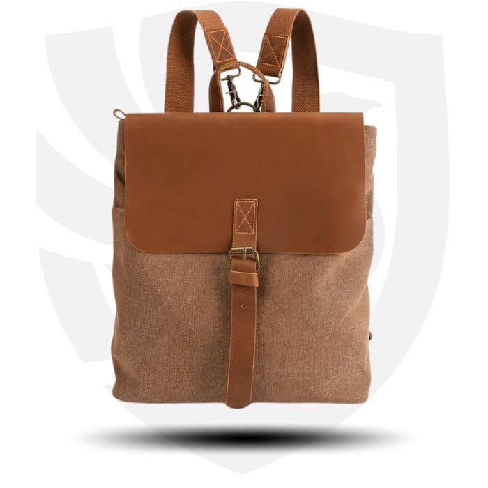 Designer Rucksack - Canvas & Leder - WALLTON™