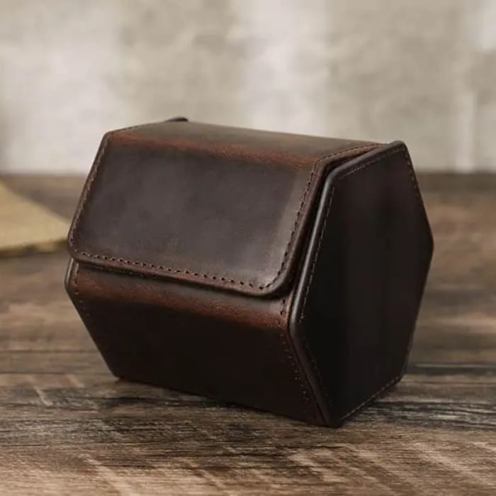 Watch box 1-8 made of premium leather "KINGSTON"