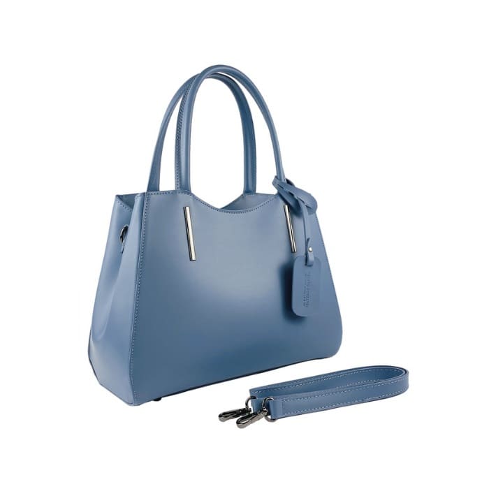 Leder Handtasche Damen "GENUA