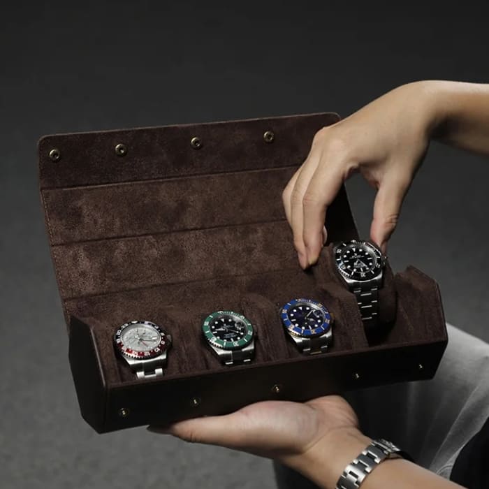 Watch box 1-8 made of premium leather "KINGSTON"