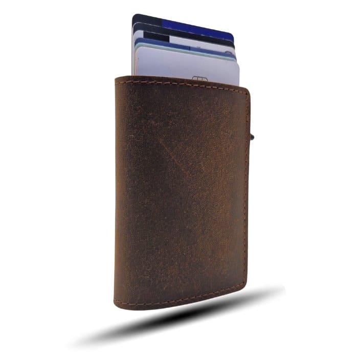 Slide AirTag Wallet - Premium Leder