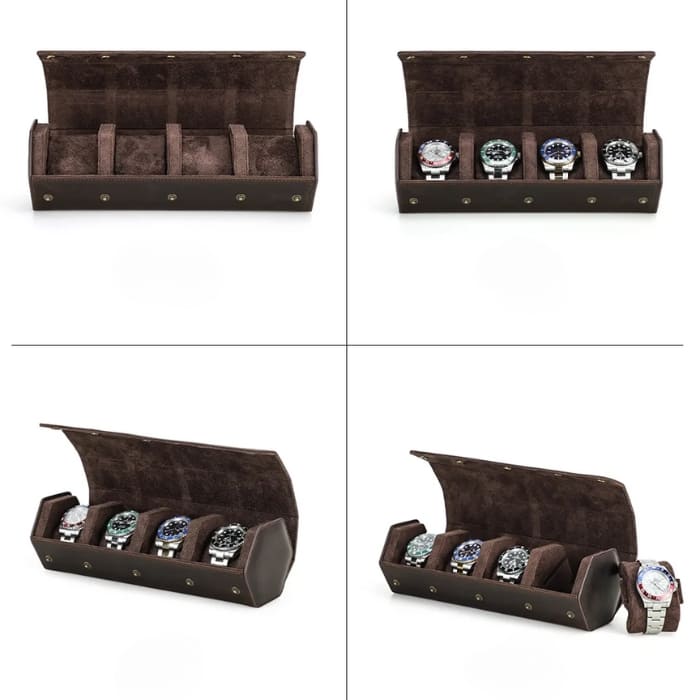 Watch box 1-8 made of premium leather "KINGSTON"