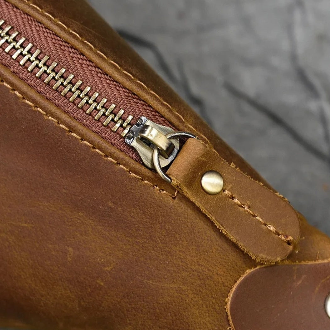 Leather bum bag "WIEN