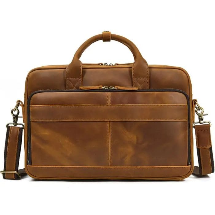 Laptoptasche 17 - Premium Leder (Nr. 3) - WALLTON™