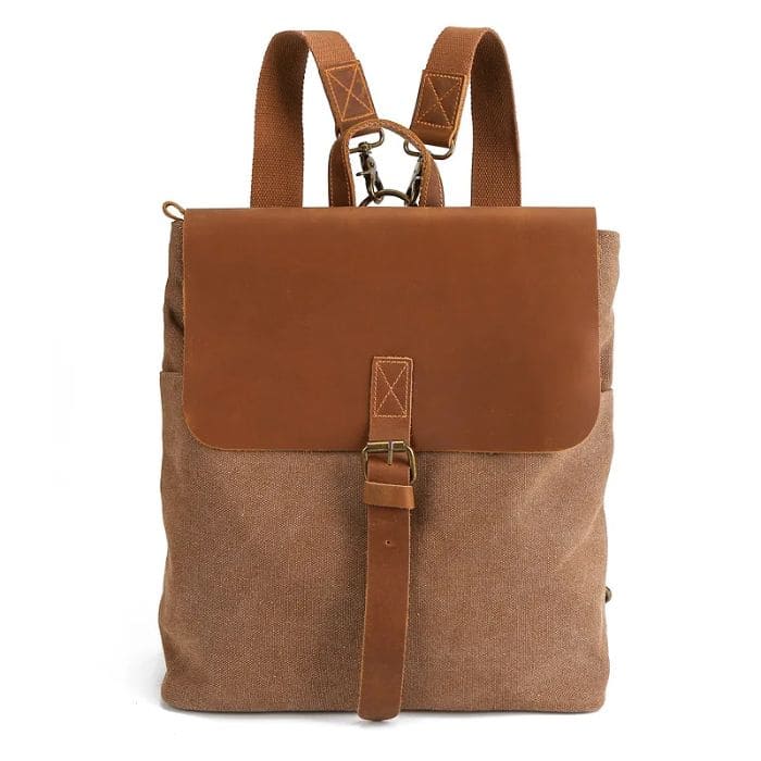 Designer Rucksack - Canvas & Leder - WALLTON™