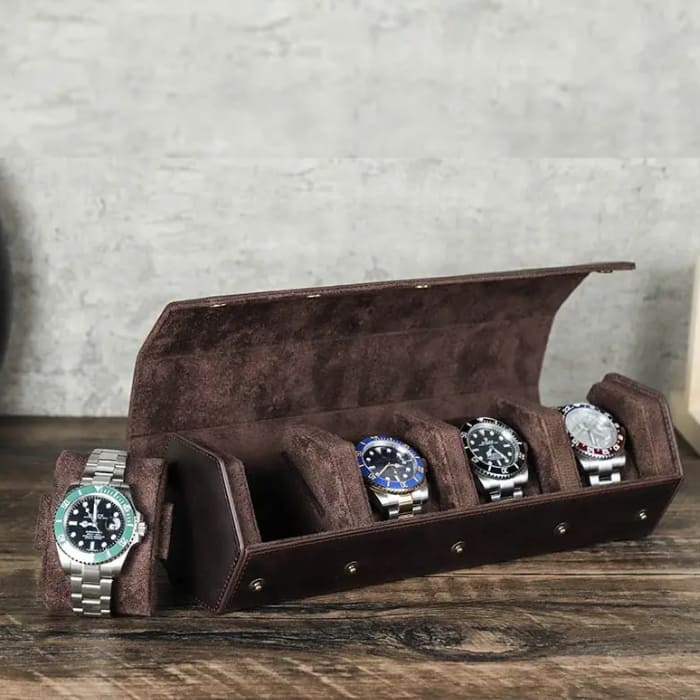 Watch box 1-8 made of premium leather "KINGSTON"