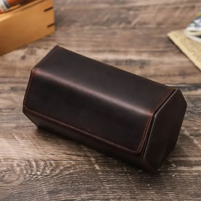 Watch box 1-8 made of premium leather "KINGSTON"