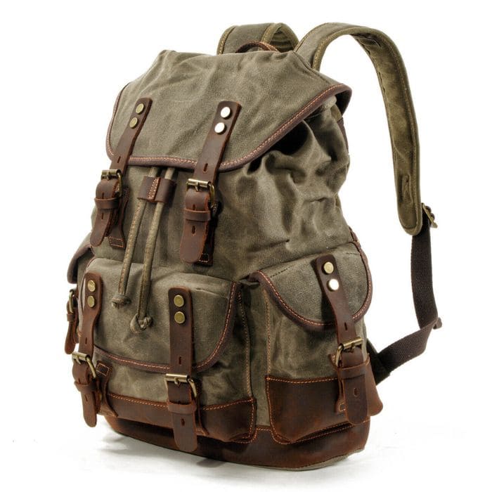 Old canvas backpack sale