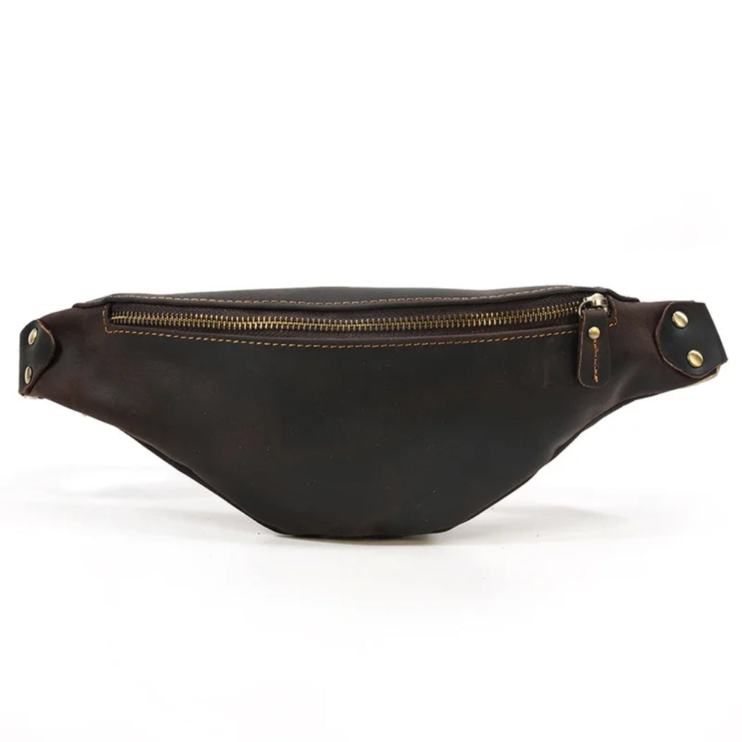 Leather bum bag "WIEN