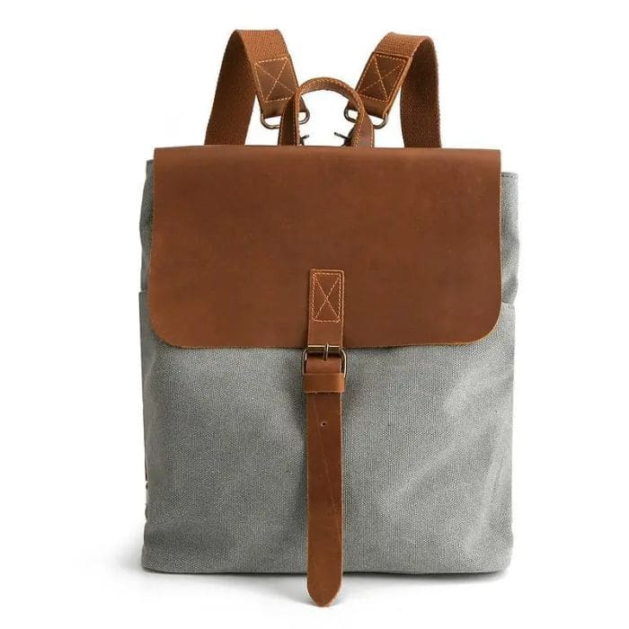 Designer Rucksack - Canvas & Leder - WALLTON™