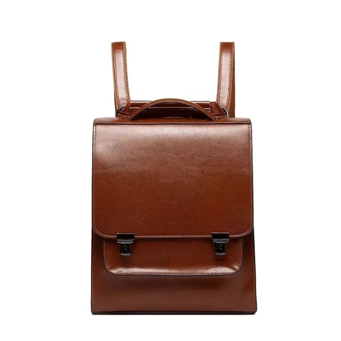 Leather backpack women "NAIROBI