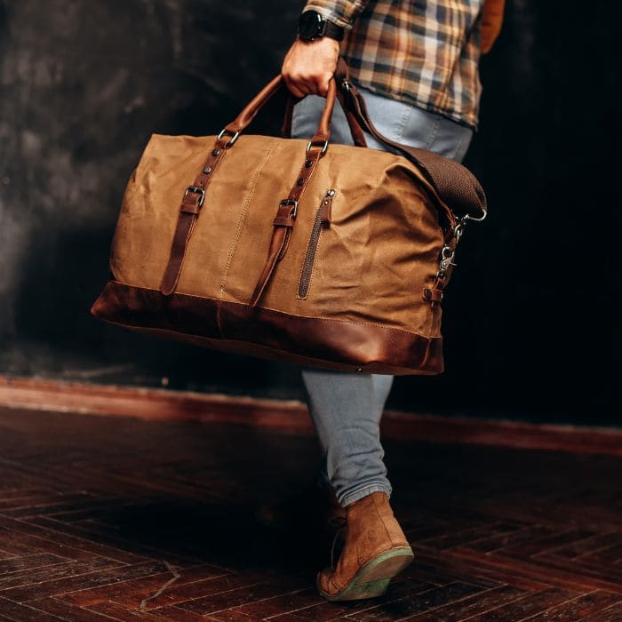 Vintage Reisetasche - Canvas & Leder - WALLTON™