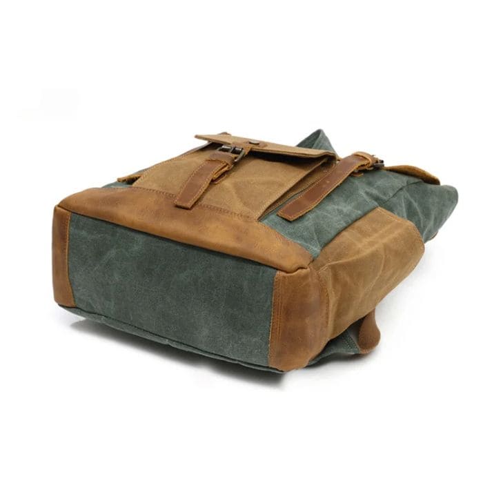 Canvas Rucksack - Canvas & Leder - WALLTON™