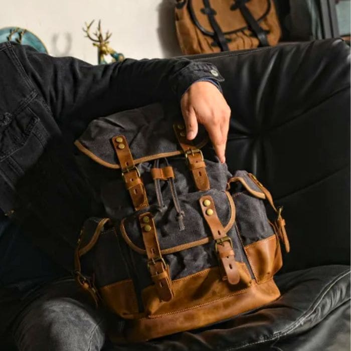 Vintage Rucksack im Bergsteiger-Design - WALLTON™