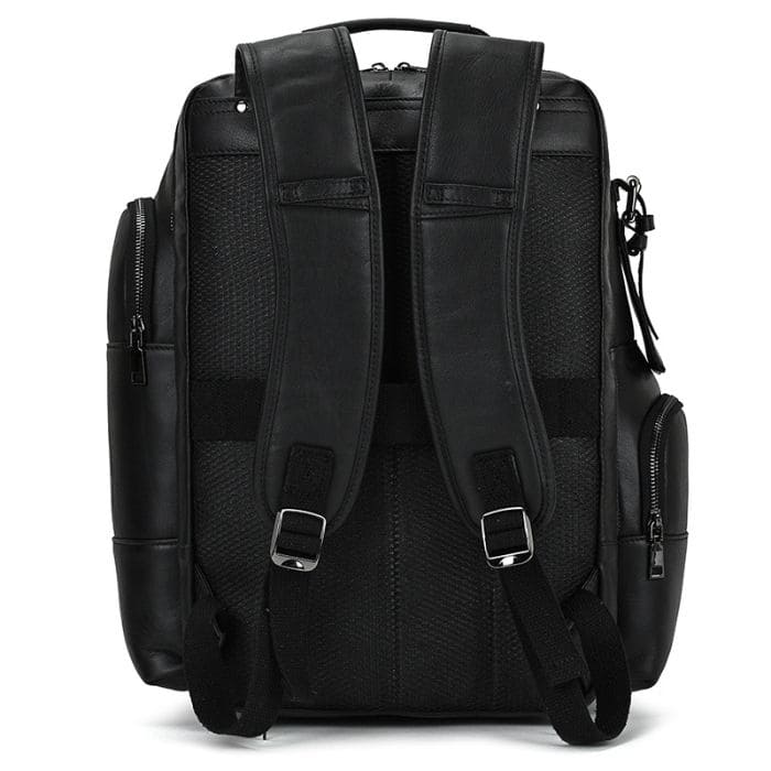 Lederrucksack aus echtem Leder - Rucksack in Schwarz - WALLTON™