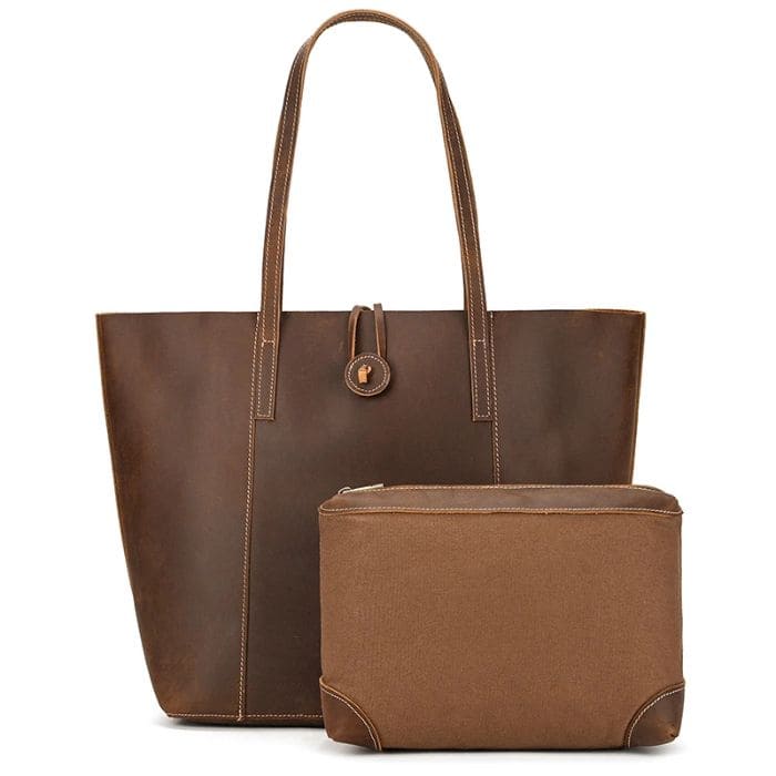 Damen shopper - Leder Handtasche (Nr. 1) - WALLTON™