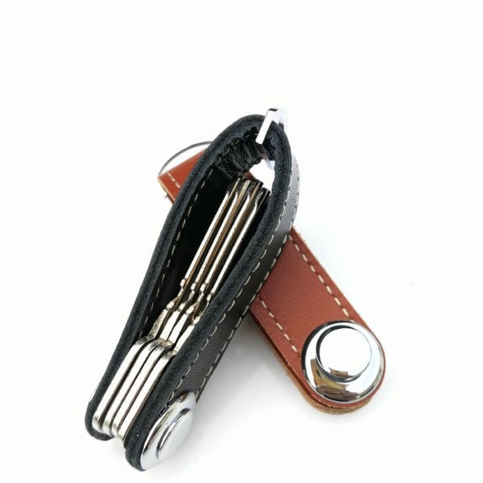 Smart Organizer Keychain - Genuine Leather