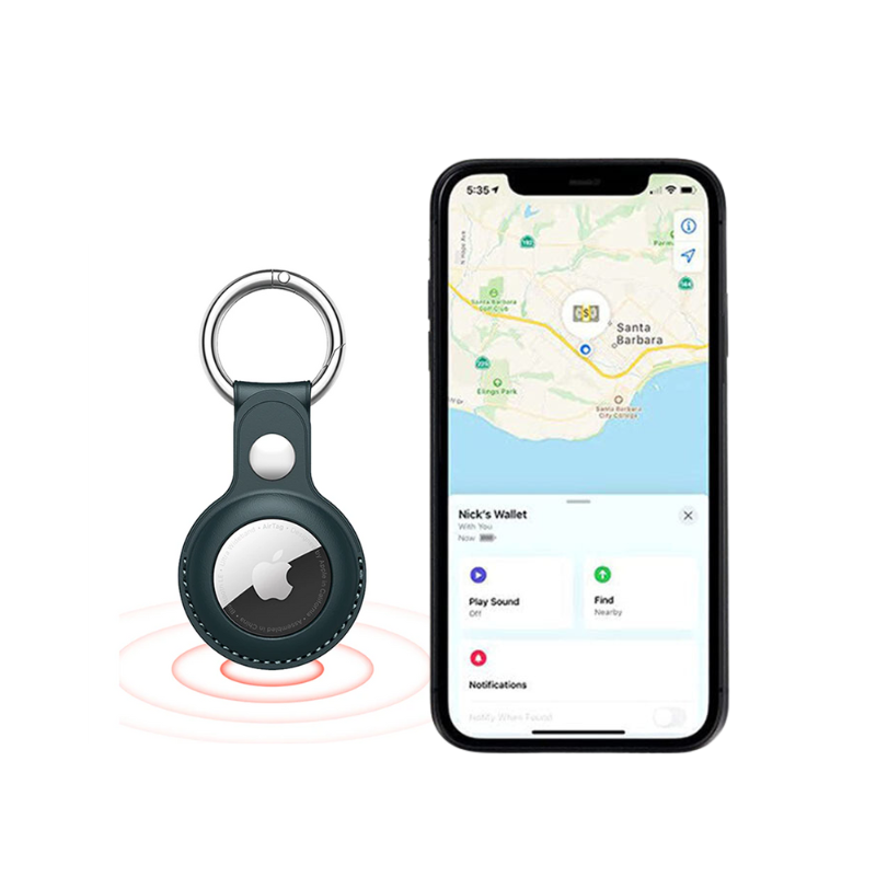 AirTag Schlüsselanhänger - Leder - WALLTON™