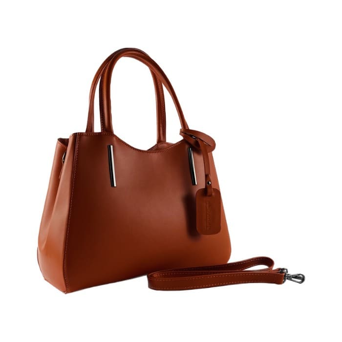 Leder Handtasche Damen "GENUA