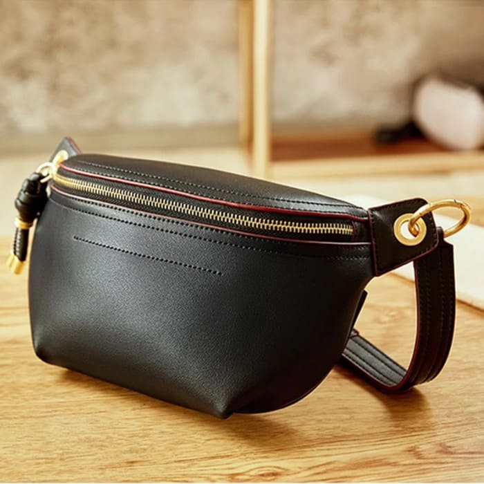 Bauchtasche Damen - Leder Gürteltasche (No2) - WALLTON™