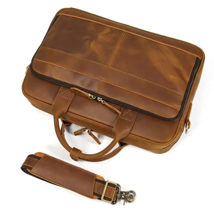 Laptoptasche 17 - Premium Leder (Nr. 3) - WALLTON™