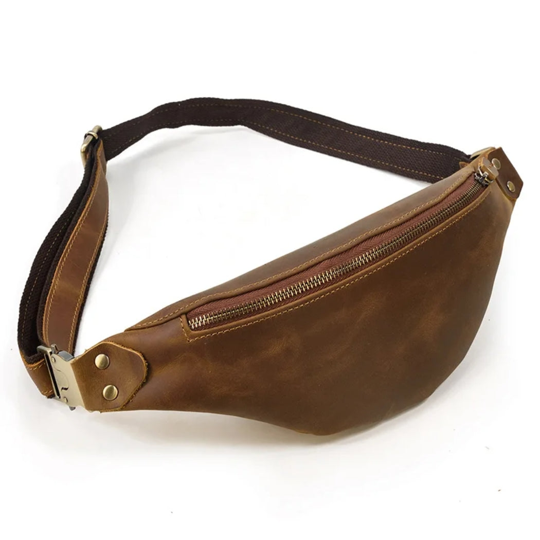 Leather bum bag "WIEN