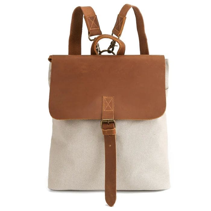 Designer canvas backpack on sale