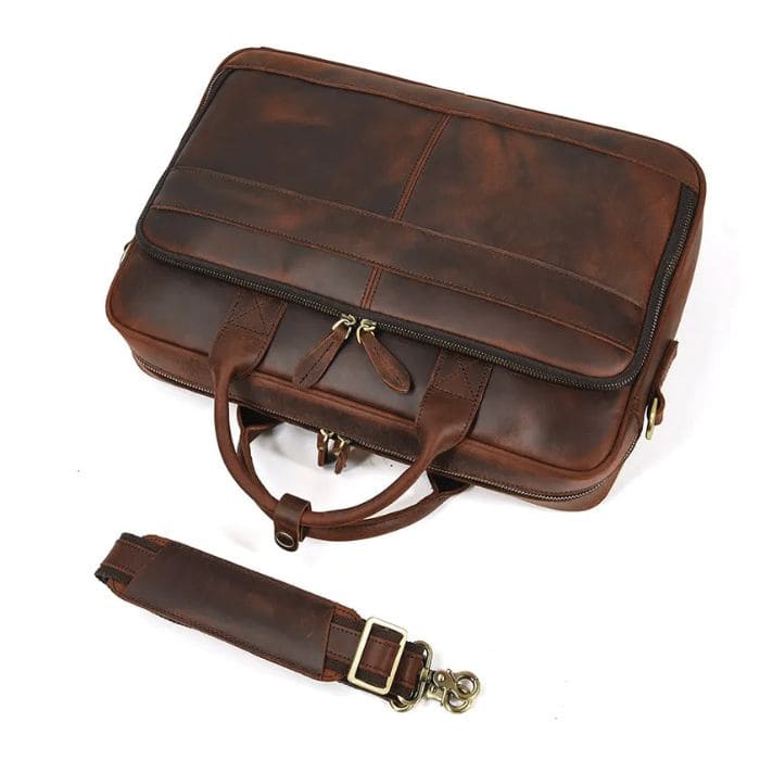 Laptoptasche 17 - Premium Leder (Nr. 3) - WALLTON™