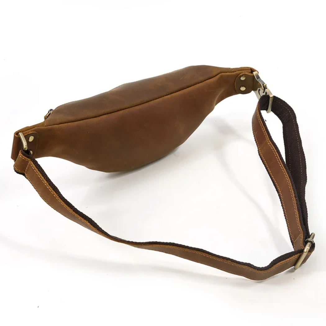 Leather bum bag "WIEN