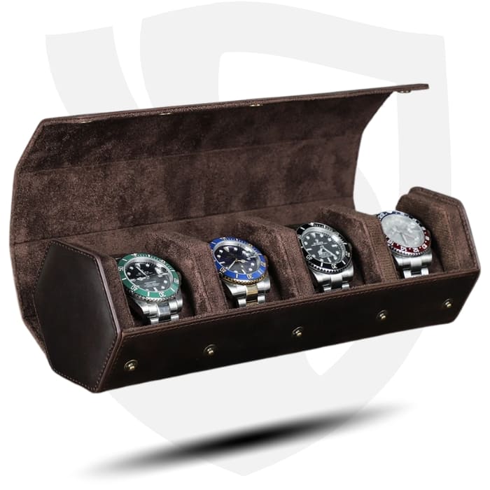 Watch box 1-8 made of premium leather "KINGSTON"