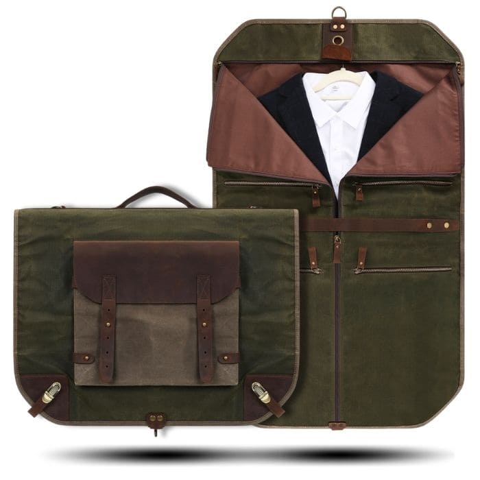 Vantage Anzugtasche - Canvas Leder - WALLTON™