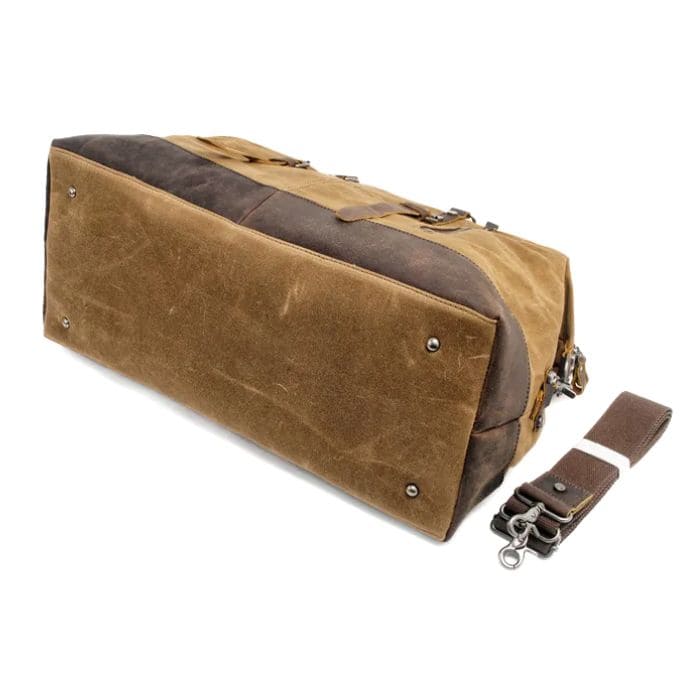 Vintage Reisetasche - Segeltuch & Leder - WALLTON™