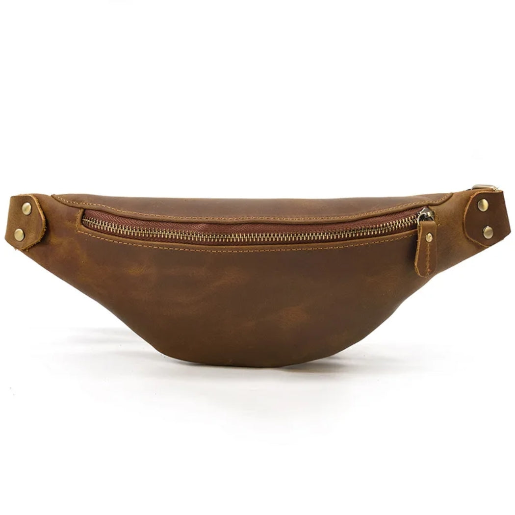 Leather bum bag "WIEN